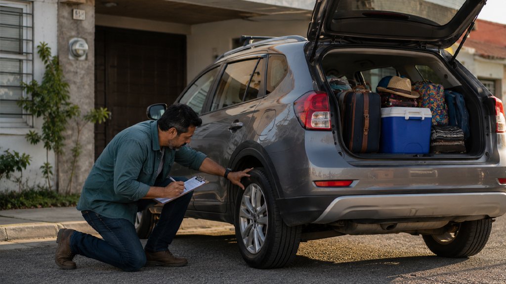 Checklist rápido para el auto de papá antes de salir a carretera